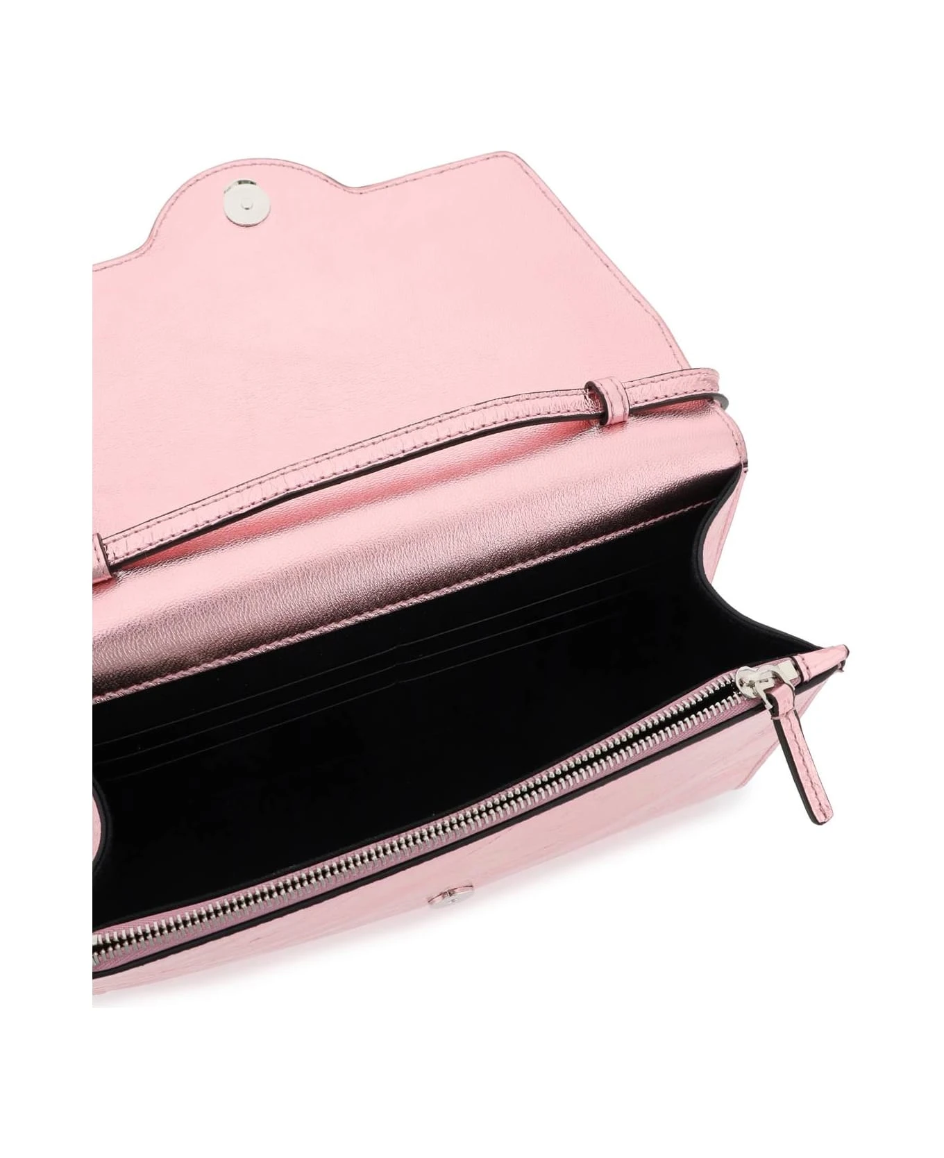 Versace Metallic Leather 'la Medusa' Crossbody Bag - Image 4