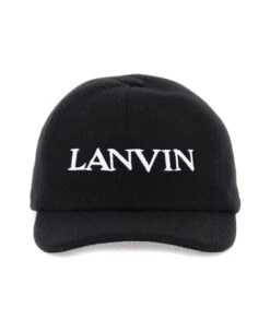 Lanvin Wool Cashmere Baseball Cap