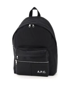 A.P.C. Camden Faux Leather And Nylon Backpack