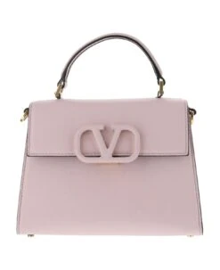 Valentino Garavani Small Vsling Handbag In Garnet Calfskin