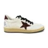 Golden Goose White Glitter Ballstar Sneakers