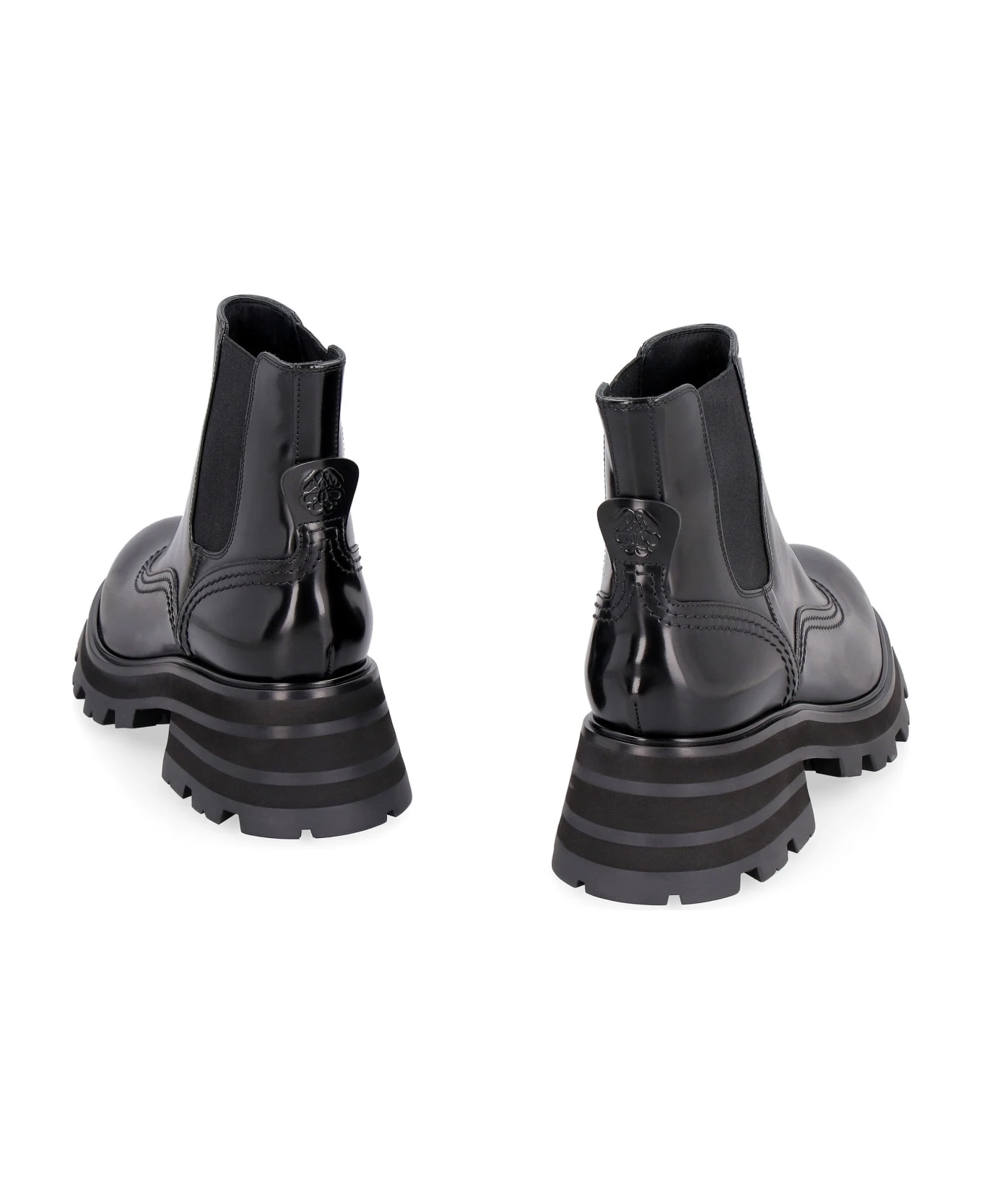 Alexander McQueen Wander Leather Chelsea Boots - Image 4