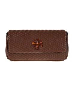 Tory Burch Kira Moto Quilt Flap Shoulder Bag