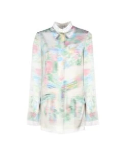 Loewe Shirt Crafted In Lightweight Viscose And Silk Satin
