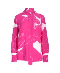 Valentino 'panther' Blouse