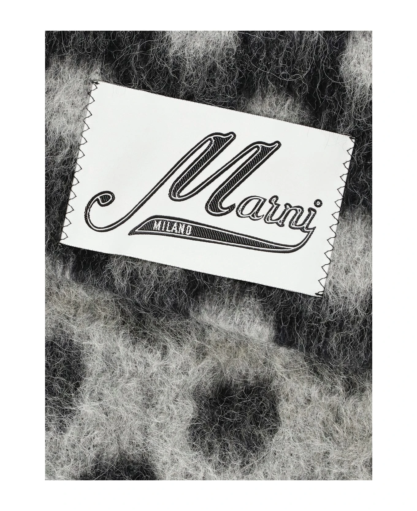 Marni Mohair Wool Pois Scarf - Image 3