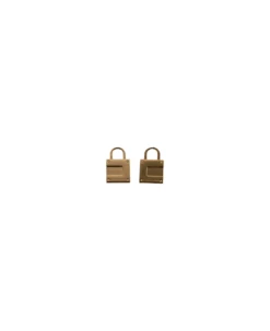 Elisabetta Franchi Padlock Earrings