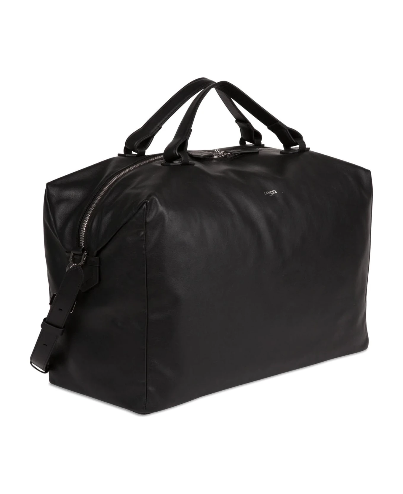 Lancel Black Smooth Cowhide Leather Travel Bag - Image 2