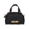 MOSCHINO Logo Lettering Zipped Tote Bag