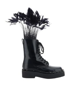 Valentino Garavani Rockstud Combact Boots