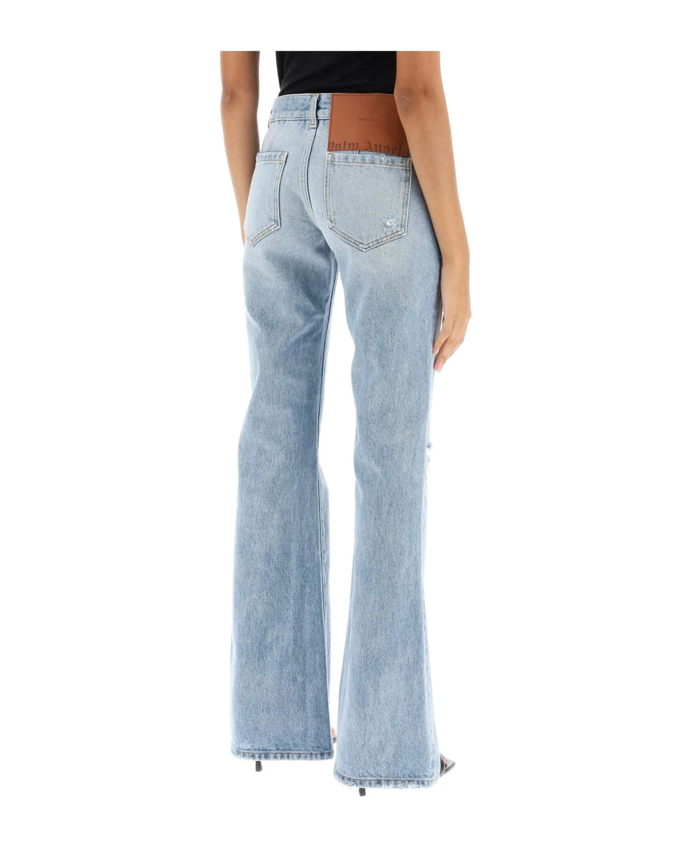 Palm Angels Low-rise Waist Bootcut Jeans - Image 3