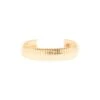 'cleo' Texturized Bracelet In 18k Gold Plated Bronze Woman