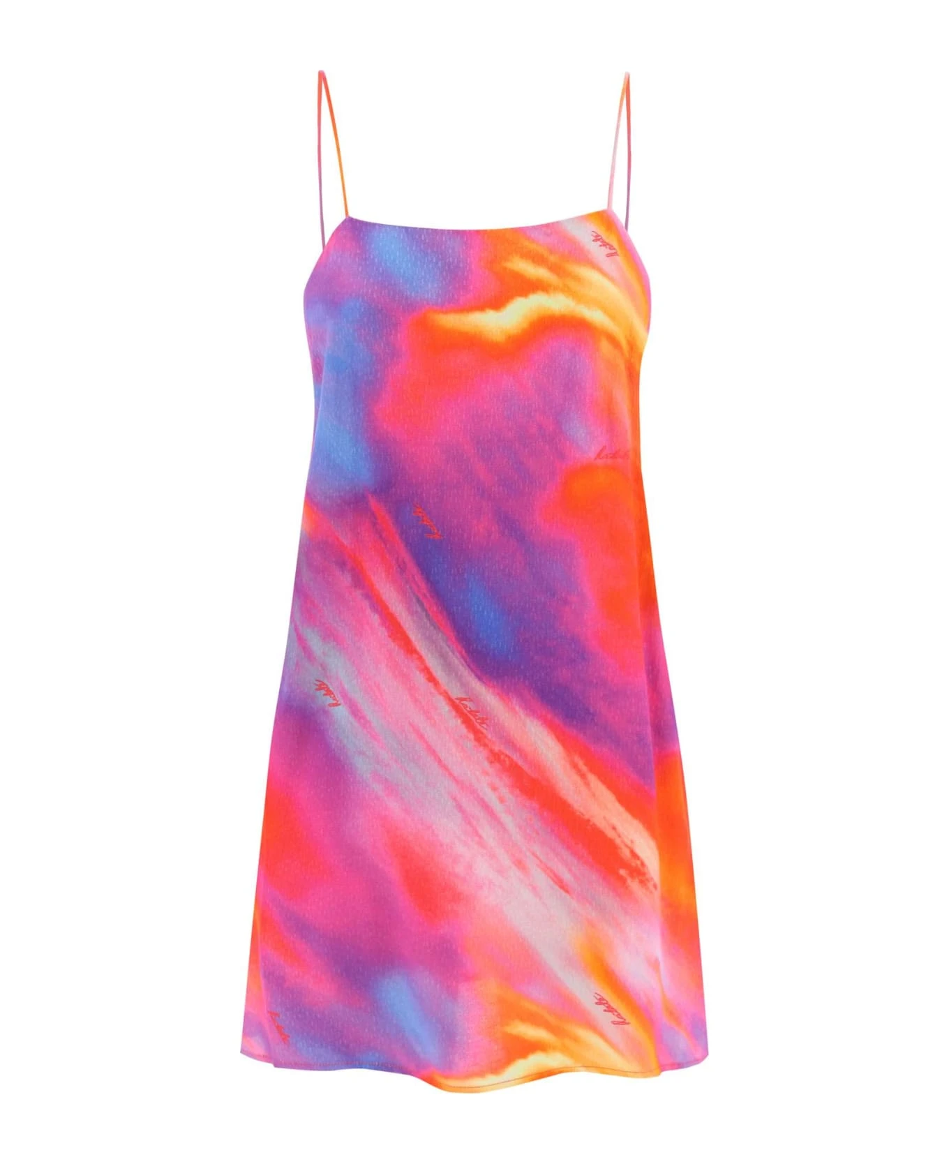 Printed Jacquard Mini Dress