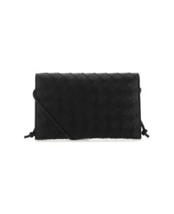 Bottega Veneta Intrecciato Strapped Wallet